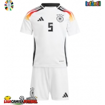 Camisa de Futebol Alemanha Pascal Gross #5 Equipamento Principal Infantil Europeu 2024 Manga Curta (+ Calças curtas)